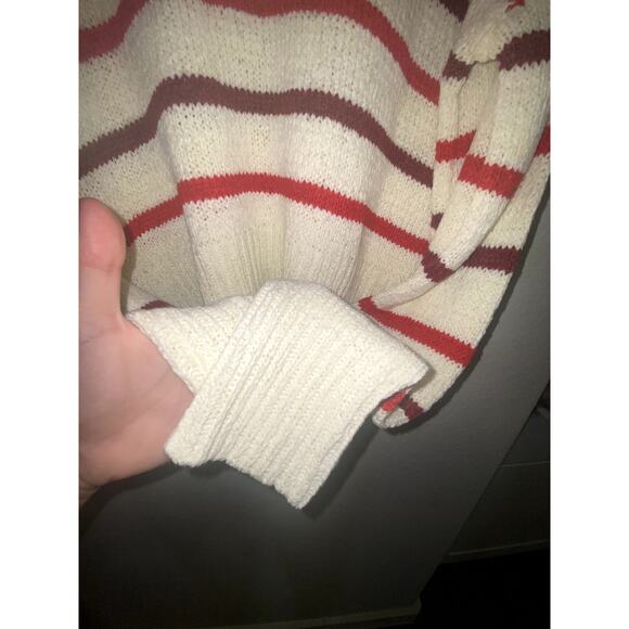 NWT Francescas Striped Colorblock Knit Sweater Size Large - Picture 5 of 6